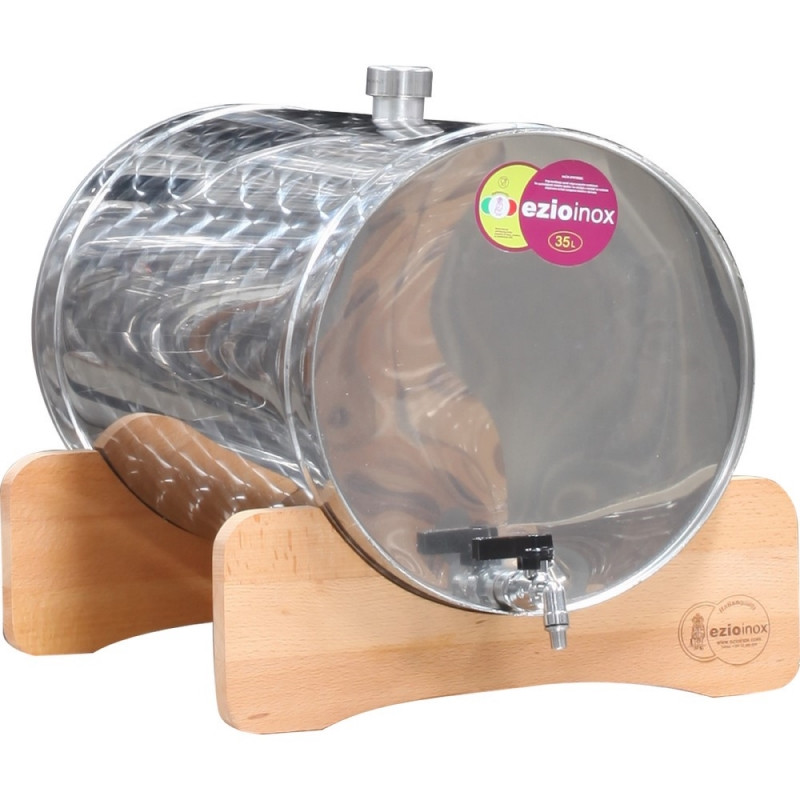 Inox bure za rakiju ležeće - Ezio Inox
